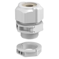 V-TEC Kabelforskruning, delbar, med mtrik, M20, 6-8 mm, lysegr