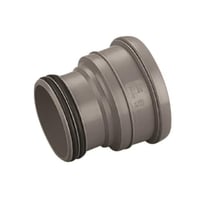 Erstatningsmuffe 50 mm PP/HT - Grå, til plast spidsende