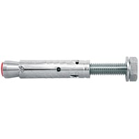 Stålanker m/bolt TA M10 x 90/20 mm, FZB, 25 stk.