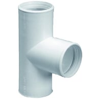 Purus Grenrr 90, 32 mm, plast, med 3 muffer og gummittning, hvid