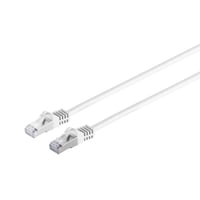 CAT7 S/FTP netvrkskabel, 1 meter, hvid, AWG 26, CU - MicroConnect