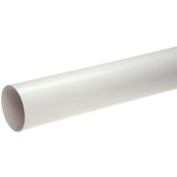 Rr, 2 meter, 51mm, hvid plast