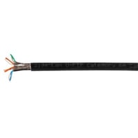 GIGA-LAN U/FTP 4X2XAWG23 Datakabel, 500 m, KAT6a, 500 MHz, PE, Sort, Eca, C