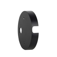 NAUTILUS montageplade til montering af kabel p vg, sort, IP44, 96 mm - SLV