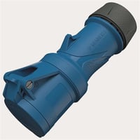 CEE mellemled 16A 3P, 6H, 230V, IP54, Powertop Xtra S, skruels