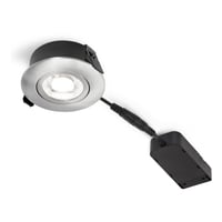 Billede af Nordtronic Low Profile Flexible G2 83 - 2700K - 410lm - inkl. driver - Brstet alu / Indendrs