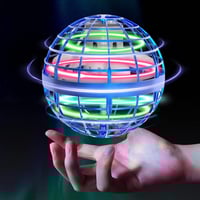 Hover Orb flyvende bold med RGB lys, 8,5 cm, bl