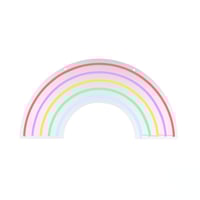 Rainbow neon skilt i acryl med LED lyskilde og USB ladekabel