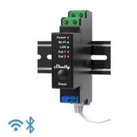 Billede af Shelly Pro 2PM - WiFi rel/jalousi, 2 kanaler med effektmling (110-240VAC)