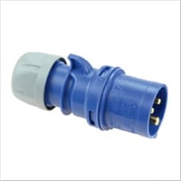 CEE stikprop, 3P, 16A, 230V, H6, IP44, bl – PC Electric
