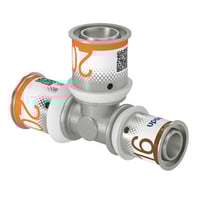 Uponor S-Press MLCP - Tee m. preskoblinger, 20 x 20 x 16