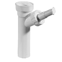 Purus Vaskemaskinetilslutning, 32 mm, 1 1/4″, Hvid