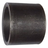 Smedet muffe, 1/2", standard 35.8/1, sort stl