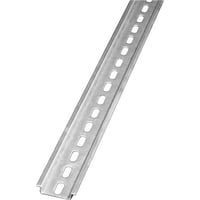 DIN-skinne, 7,5mm hj, 5,2x25mm hul