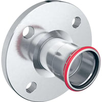 Geberit Mapress Overgangsflange FZ, 42mm, PN10/16bar, Muffe billede