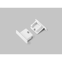 Endestykke SMART-IN10, med hul, hvid - 1 stk.