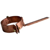 Hngselstift i kobber til montering p mur 76 mm