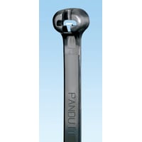 Kabelbinder med stl, 3,6x282, 100 stk, sort - Panduit - 100 stk