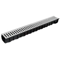 Afvandingsrende med galvaniseret rist, 1,5 ton, EN1433