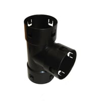 Drngrenrr, 125-100mm reduktion PE