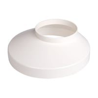 Plastmo brndkrave 90/150 mm, hvid