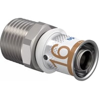 Uponor S-press PLUS preskobling nippel silicium bronze 16 mm x 1/2