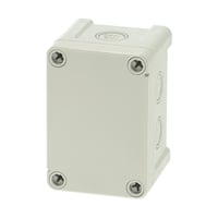 TEMPO Montagekasse, ABS, M-udslag, 95 x 65 x 60 mm, IP65, RAL 7035 lys grå