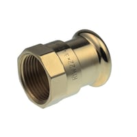 Overgang VSH Xpress, muffe/muffe, 28 mm x 1" CU