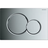 Geberit Sigma01 Round Betjeningsplade - Blankforkromet