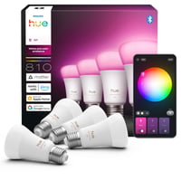Philips Hue E27-pre, A60, Color & White ambiance, 810lm, Zigbee (4 pak) (2025)