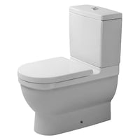 Duravit Starck 3 - Gulvstende toilet m. WonderGliss uden cisterne og sde m. P-ls