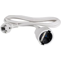 Kabelst Schuko, 3 meter, 3G1,5MM, hvid HF