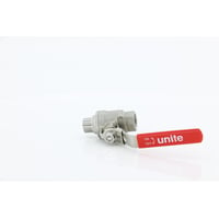 UNITE Kuglehane syrefast W 1.4408 FB Muffe/Nippel 1