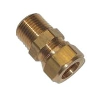 Kompressions overgangsnippel, 35 mm x 1"