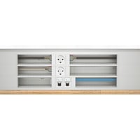 Legrand Kanal kliksystem, 50 x 180 mm, 3 spor, hvid (2 meter) - 2 meter