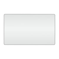 Refine spejl med ramme, 60x100 cm, sort - Loevschall