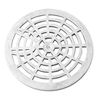 150 mm Rund sil vitgr