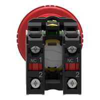 Ndstop, rd, 40 mm, 2NC, EN418 – XB5AS8444