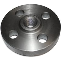 Sort gevind flange med huller, ??1″