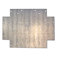 Montageplade, 270x190x1,5 mm, til kasse 012 - Marlanvil