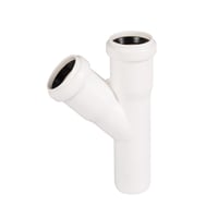 Magnaplast T-stykke 45° HTEA 32mm indvendig kloak hvid (422103)