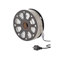 25 meter arbejdslys LED strip, 230V, IP65, 1500 lm/m, 12W/m, 4000K, byggeplads belysning