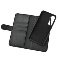 Essentials Samsung Galaxy S23 Fe Pu Wallet, Detachable, Black - Mobilcover
