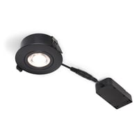 Billede af Nordtronic Low Profile Flexible G2 83 - 2700K - 410lm - inkl. driver - Sort (mat) / Inden- og udendrs