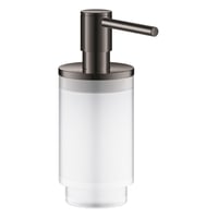 Grohe Selection sbedispenser, 57 mm x 142 mm, glas/metal, poleret antracit, til holder, poleret hard graphite