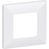 FUGA, CE60 ramme til europadse, 1 modul, hvid +1 stk. 1 modul adaptorrammer - Lauritz Knudsen