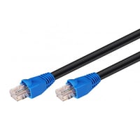 U/UTP CAT6 netvrkskabel, 10 meter, udendrs brug, UV- og vandafvisende, SOLID, 4x2xAWG 24 CCA