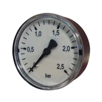 Manometer 0-2,5b, 1/4", luftfyldt