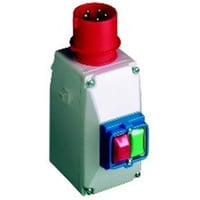 Kapsling MS25 med 5P 16A 380V CEE indtag – Elteco