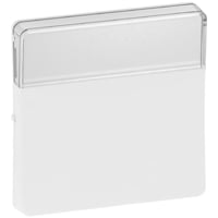 LK FUGA - Korrespondance afbryder, 1 modul, hvid med tekstfelt